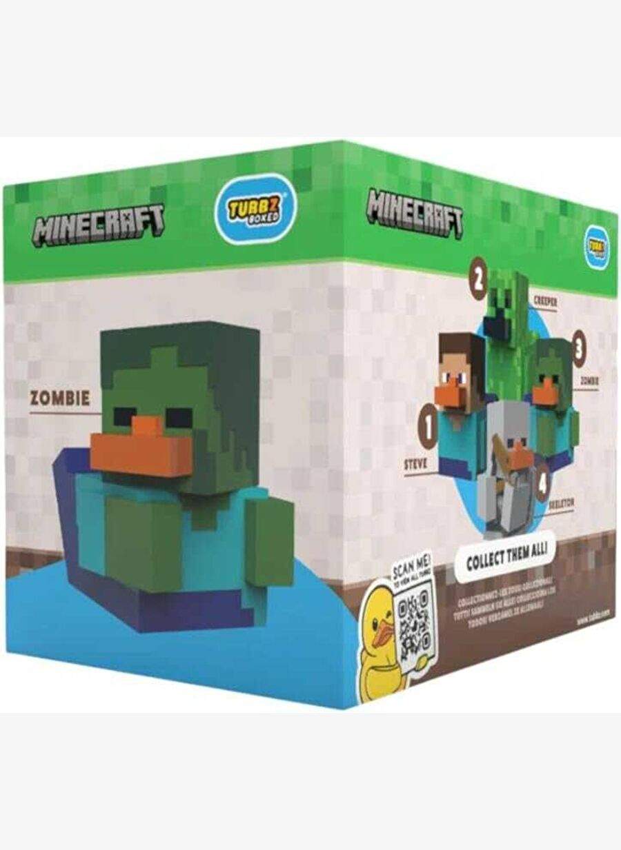 Tubbz Minecraft Zombie Boxed Lisanslı Cosplay Ördek Collectible Figür — صورة المنتج 4 من 5