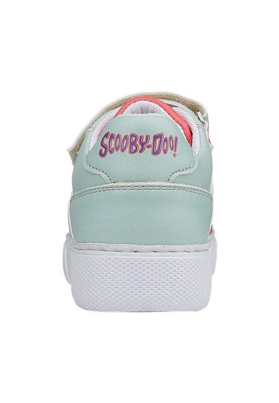 Unisex Kids Vegan Leather Velcro Multicolor Sneakers - Warner Bros Hungry Doo Scooby Doo Design — Product image 5 of 8