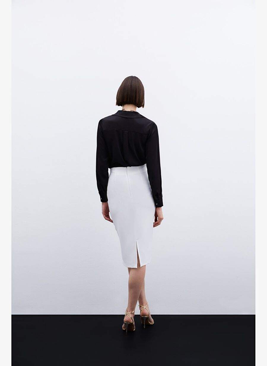 Straight Pencil Skirt - Ecru — Product image 6 of 6