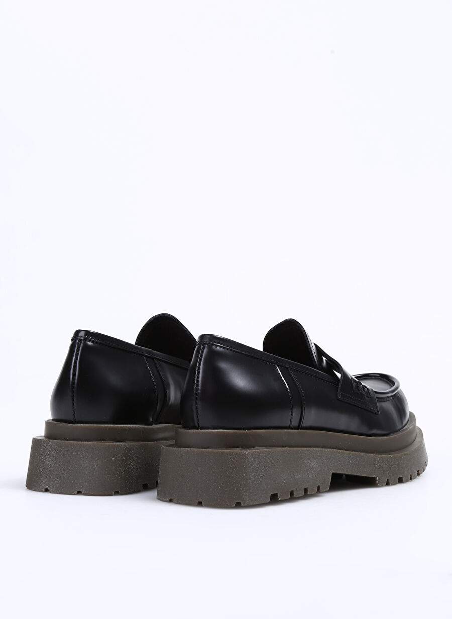Laura Bellariva Black Women's Leather Loafer P9101 — Product image 4 of 5