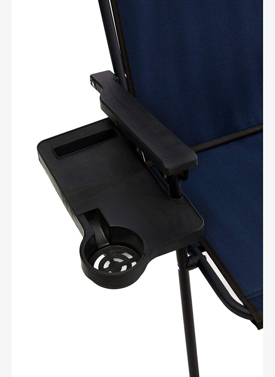 Natura 2 Adet Kamp Sandalyesi Katlanır Sandalye Dikdörtgen Bardaklıklı Lacivert Katlanır Mdf Masa — Product image 4 of 8