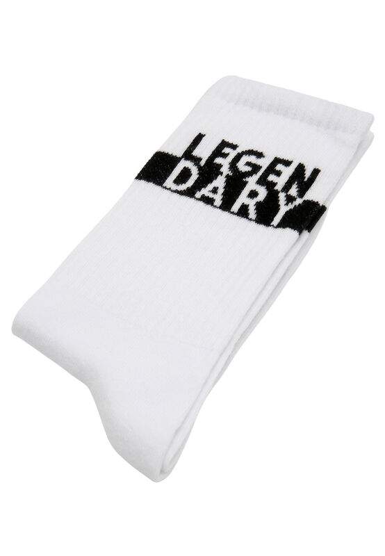 Unisex Vegan White Socks - Legendary Design — Product image 4 of 5