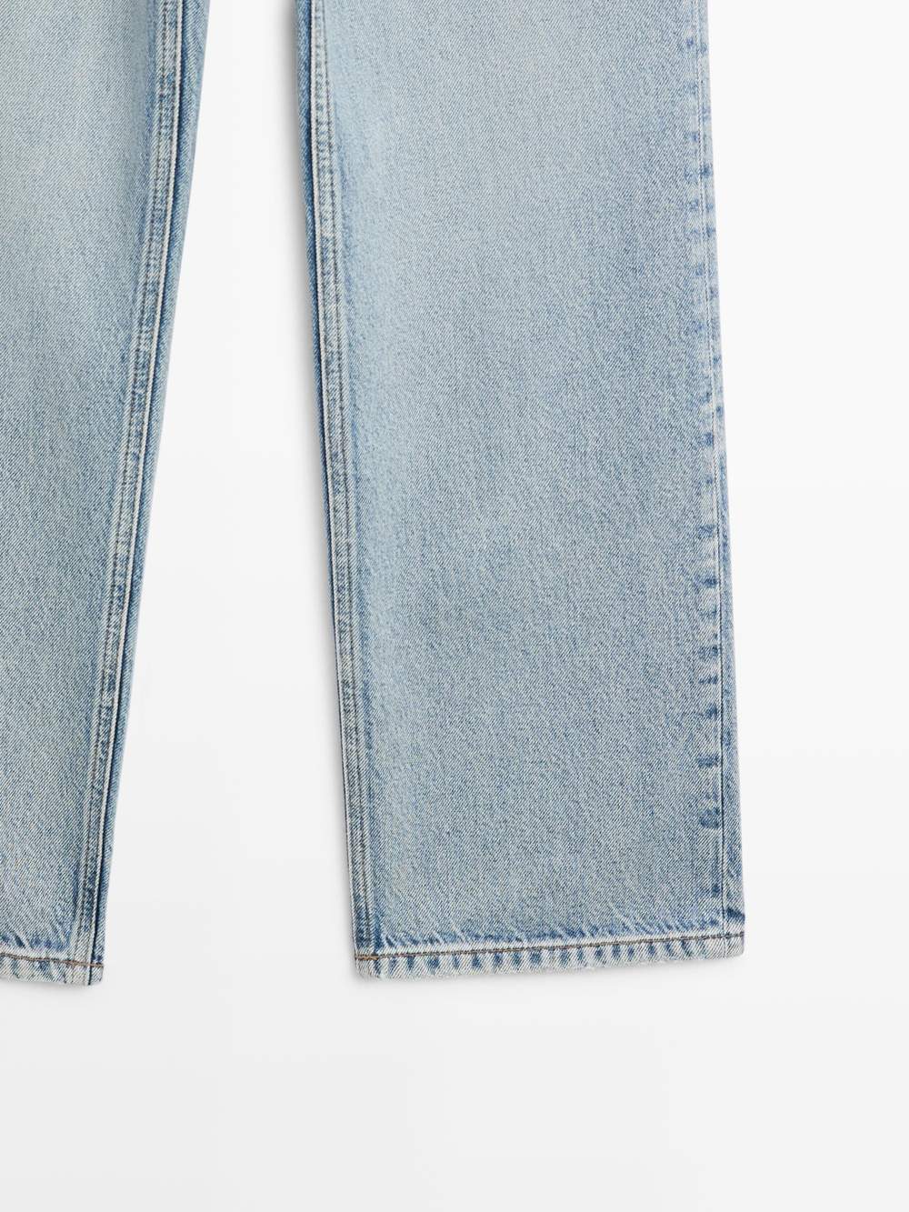 Straight-leg high-waist jeans — Product image 8 of 14