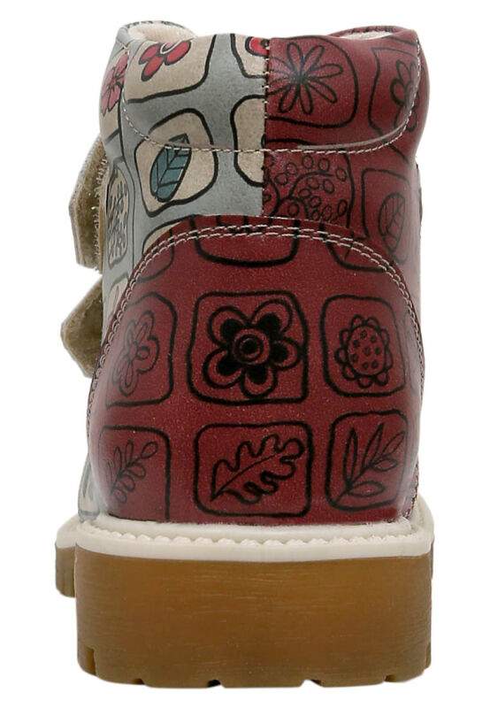 Kids Vegan Leather Multicolor Boots - Cold Rainy Night=Good Sleep Design — Product image 6 of 6
