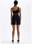 Yan Orgu Desenli File Cepli Spor Sort Siyah — Product image 20 of 30