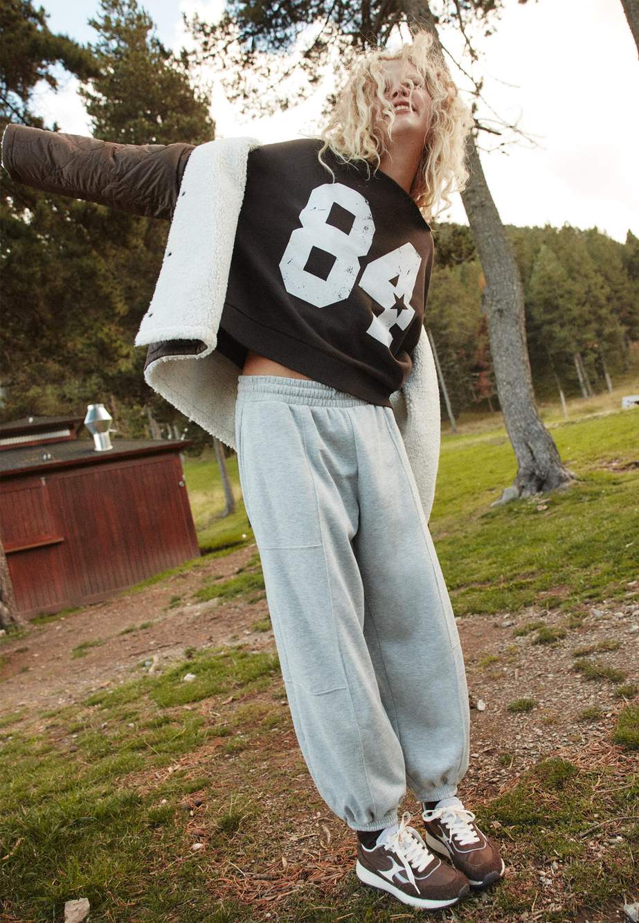 Plush balloon jogger trousers — صورة المنتج 136 من 140