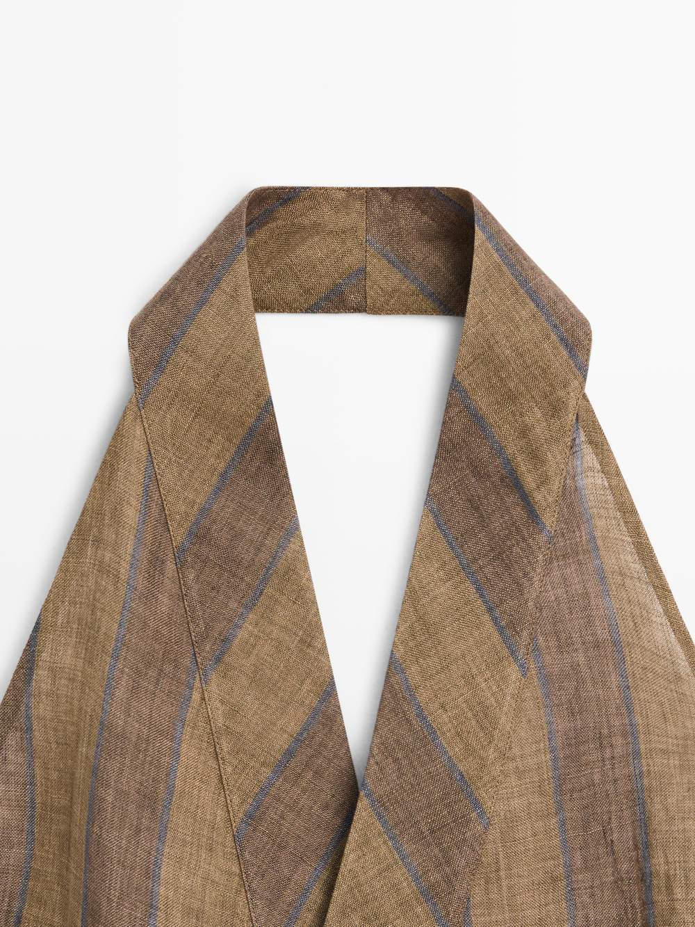 Printed waistcoat with crossover neckline — Product image 5 of 17