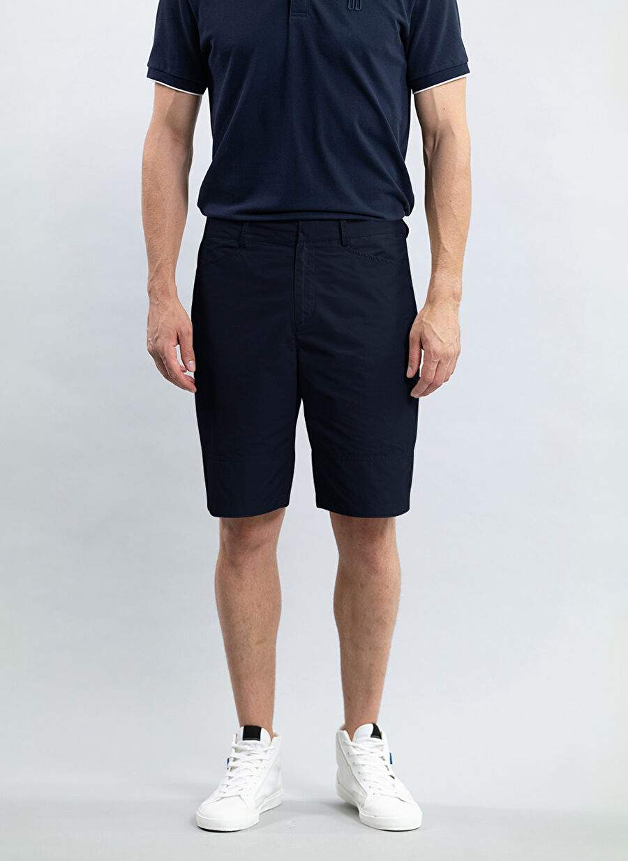 Duno Navy Men's Slim Fit Shorts DAN RECCO — Product image 3 of 7