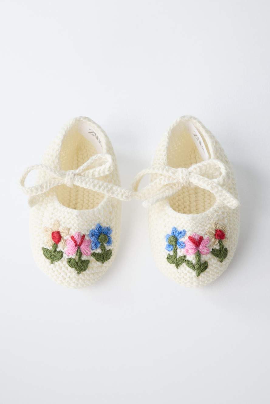 EMBROIDERED FLORAL BOOTIES — Product image 6 of 8