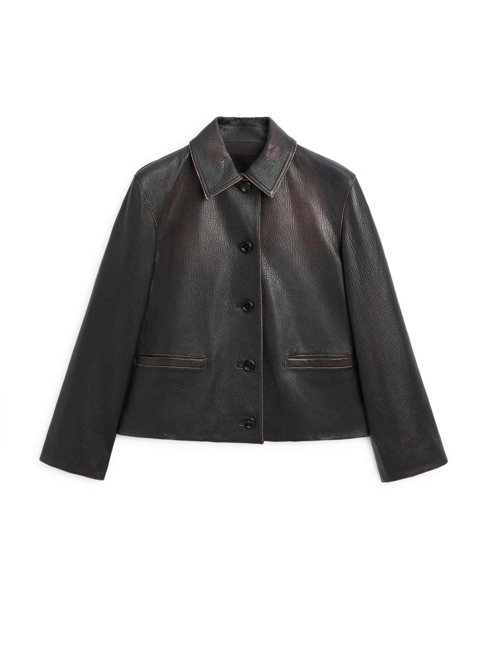 Short nappa leather jacket — Product image 17 of 19