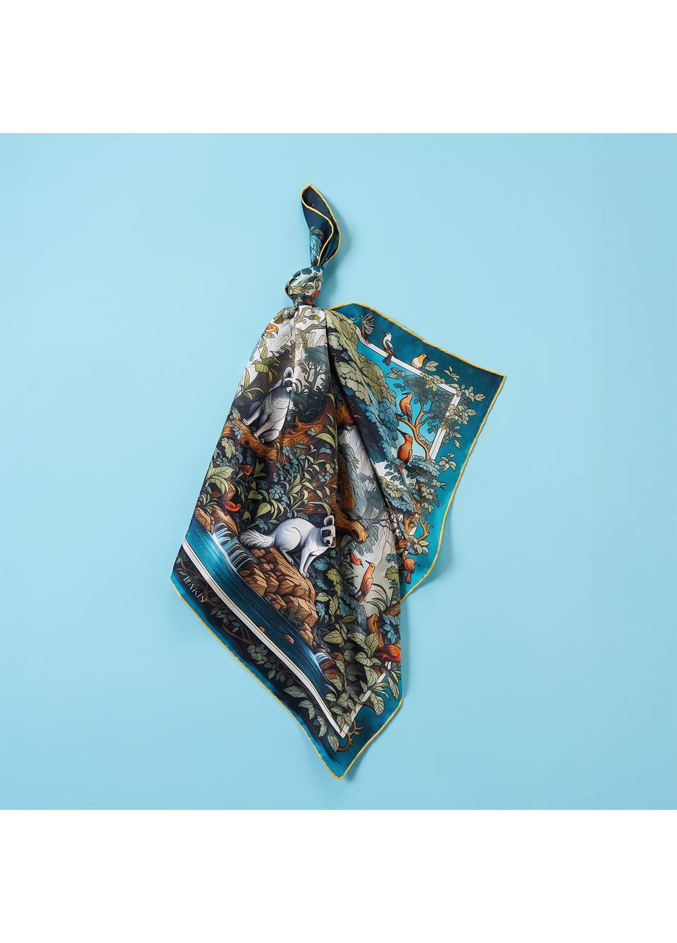 Wildwood Stories Twill İpek Kadın Fular 65 cm — صورة المنتج 5 من 5