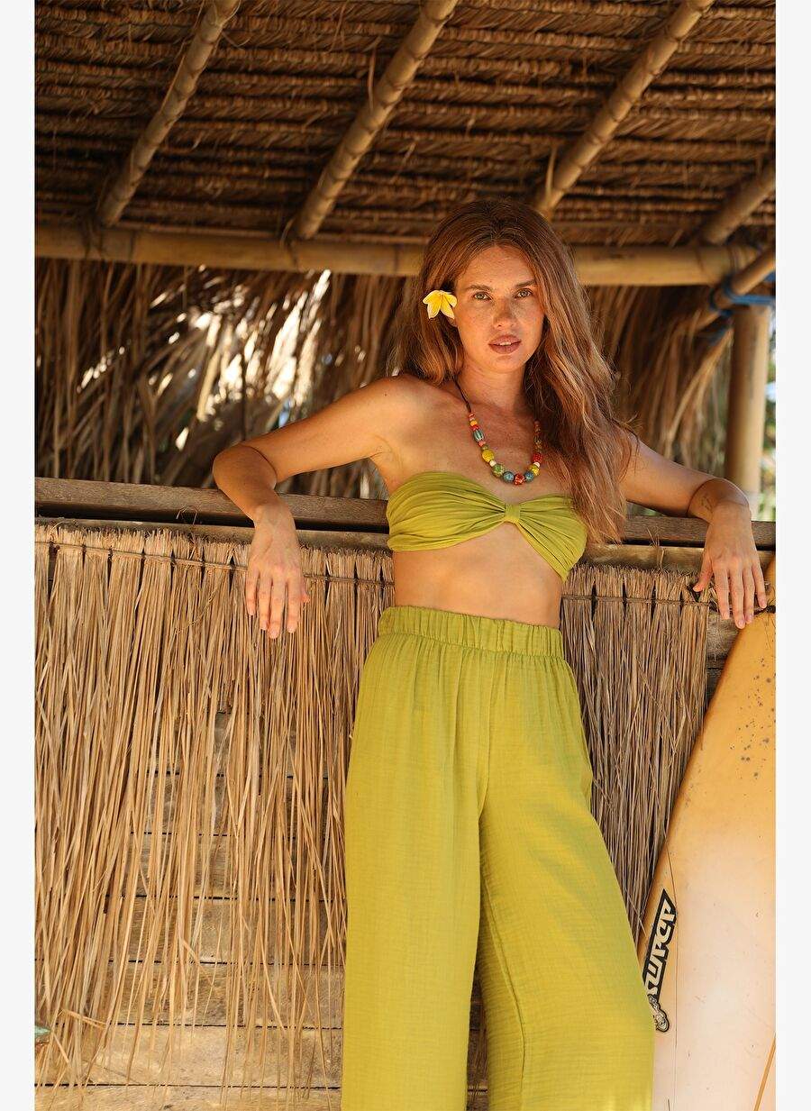 INDAH Pantolon & Crop Takım — صورة المنتج 3 من 5