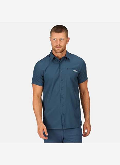 Regatta Kioga II Men's Polo Shirt-BLUE