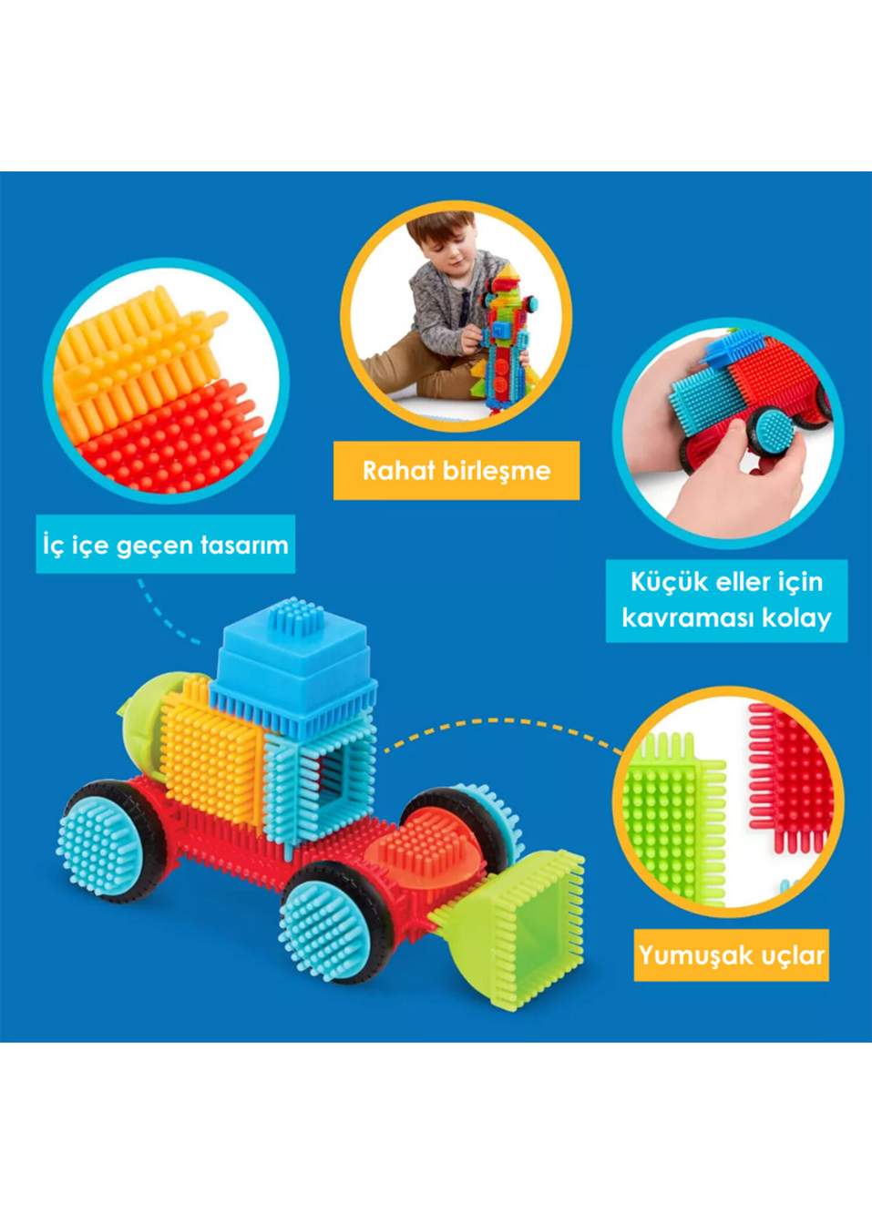 İnşaat 50 Parça 2+ Yaş Yapı Oyuncakları — Product image 4 of 8