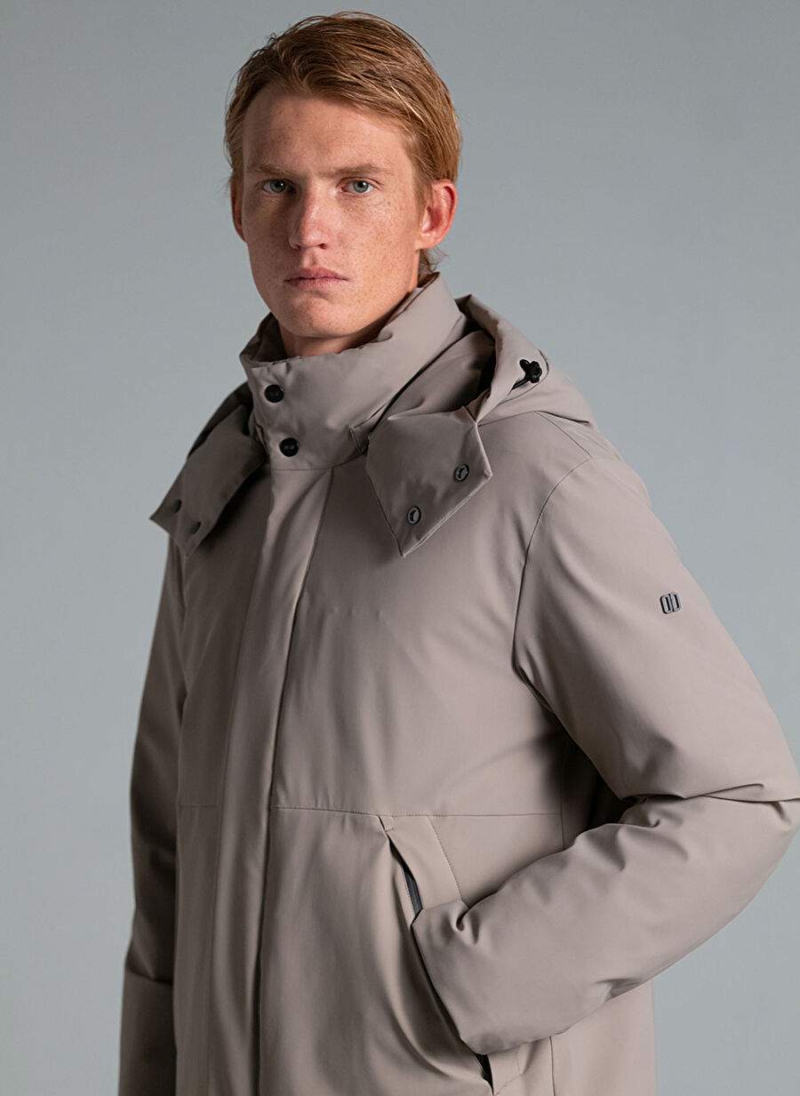 Hooded Collar Stone Men's Standard Coat KUDO — Product image 4 of 8