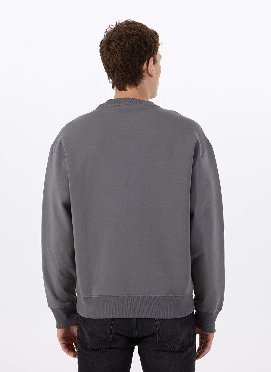 Hugo Grey Male Relaxed Sweatshirt 50533689 Dettil 10267272 01 — Product image 5 of 7
