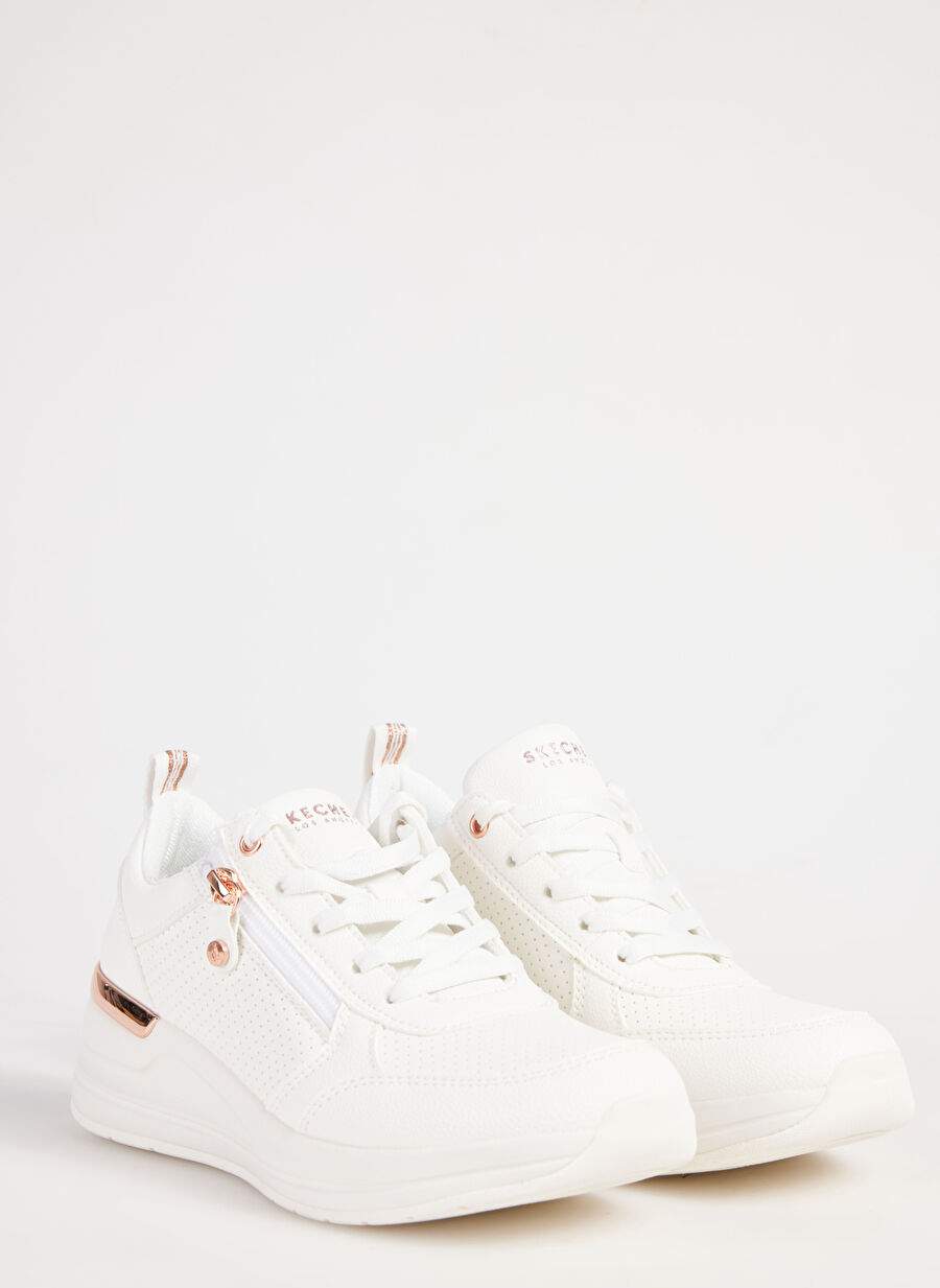 Skechers White Kadn Sneaker 177336 Wht — Product image 3 of 5