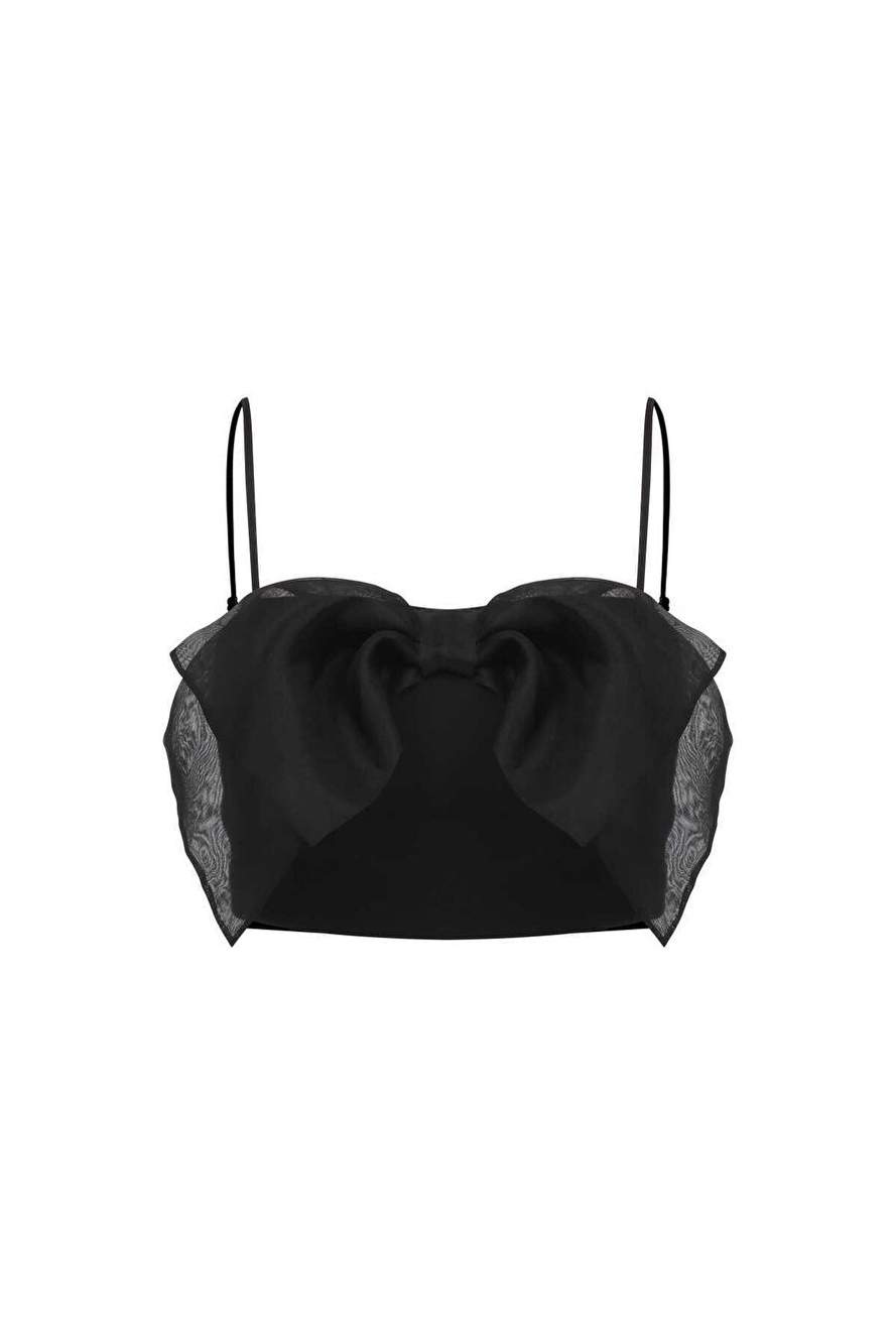 Organza Fawn Bustier Black Y2314005 001 — Product image 4 of 5
