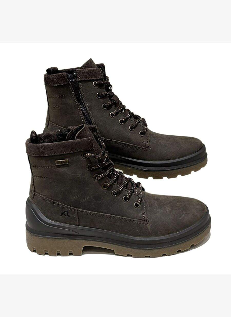 Erkek Bot 18401 30J Jacalu Comford Injedted Mid Dark Brown — صورة المنتج 2 من 4