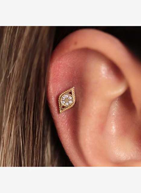 Stoned Eye Piercing