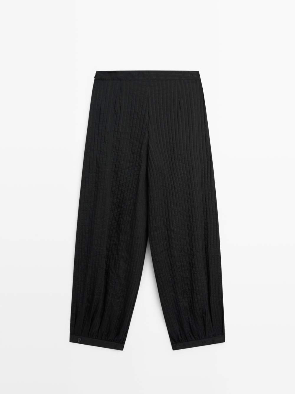 Flowing linen blend sarouel trousers — Product image 3 of 18