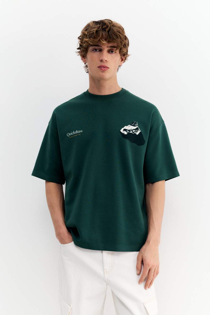 Short sleeve sweatshirt with graphic — Product image 10 of 14