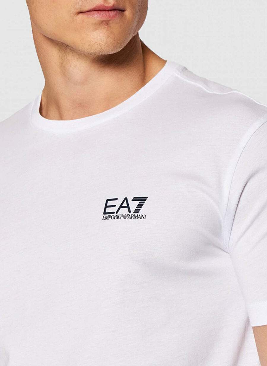 White Men's 100 Cotton Slim Fit T Shirt 8npt51pjm9z — Product image 3 of 4