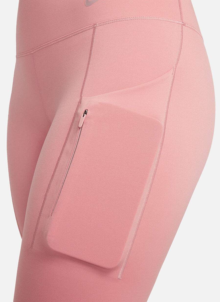 Nike Kırmızı - Pembe Kadın Slim Fit Tayt DQ5668-618 W NK DF GO HR TGHT — صورة المنتج 7 من 7
