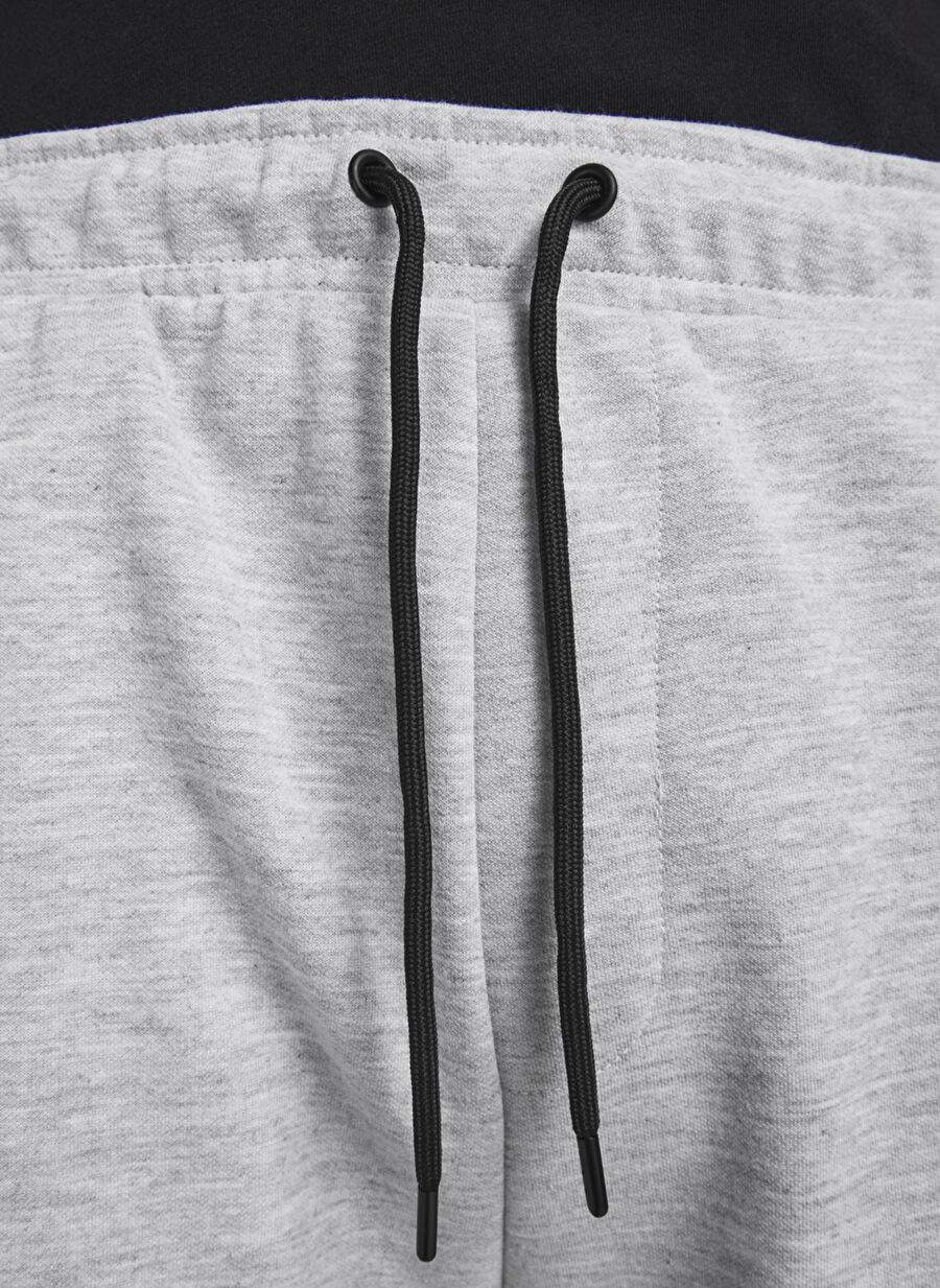 Jack & Jones 12186750_Jjiair Sweat Shorts Nb Sts Standart Kalıp Düz Açık Gri Erkek Sweat Şort — صورة المنتج 8 من 8