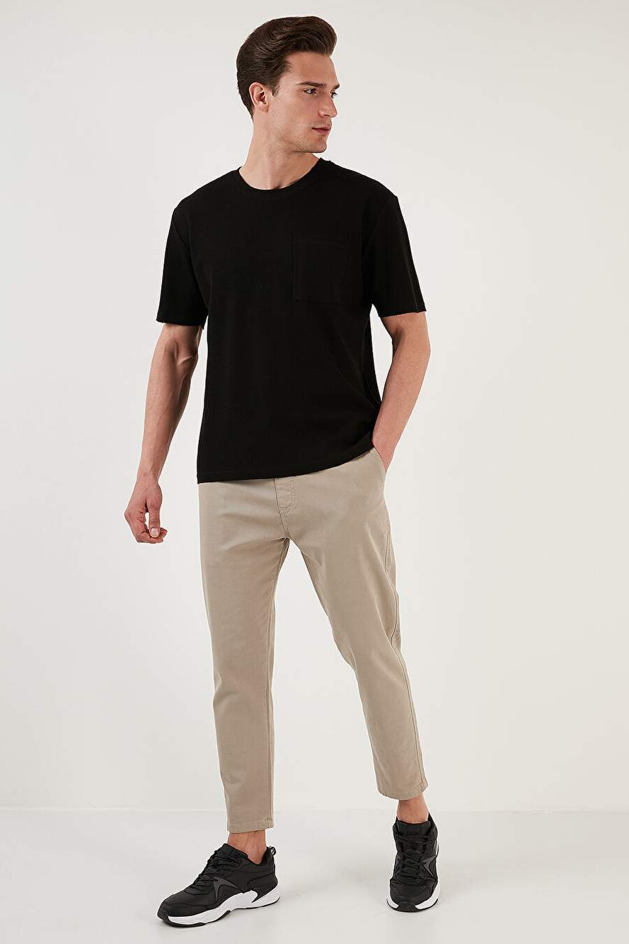 Buratti Cotton Comfortable Cut Single Pocket Cycling Collar T Shirt Men's T SHIRT 5902642 — Product image 5 of 6