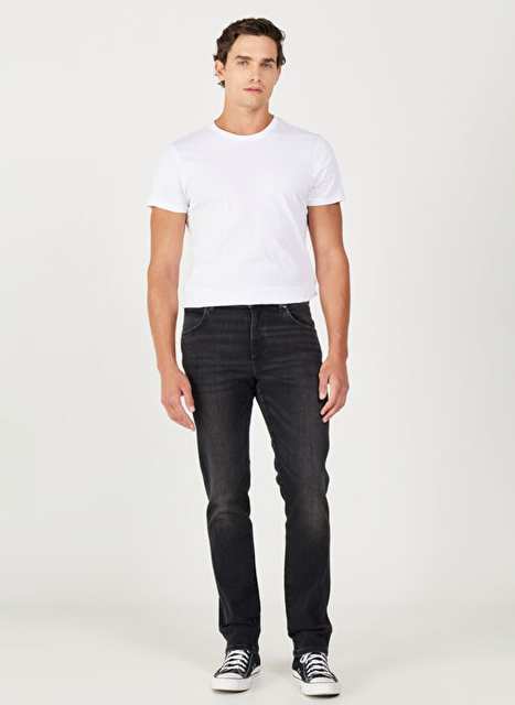 Men's Cotton Denim Pants W12S04958 Texas Slim Jean Pants