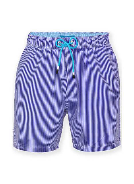 Oxnard Navy Blue - White Men's Shorts Swimsuit OXM7070-GALAPAGOS