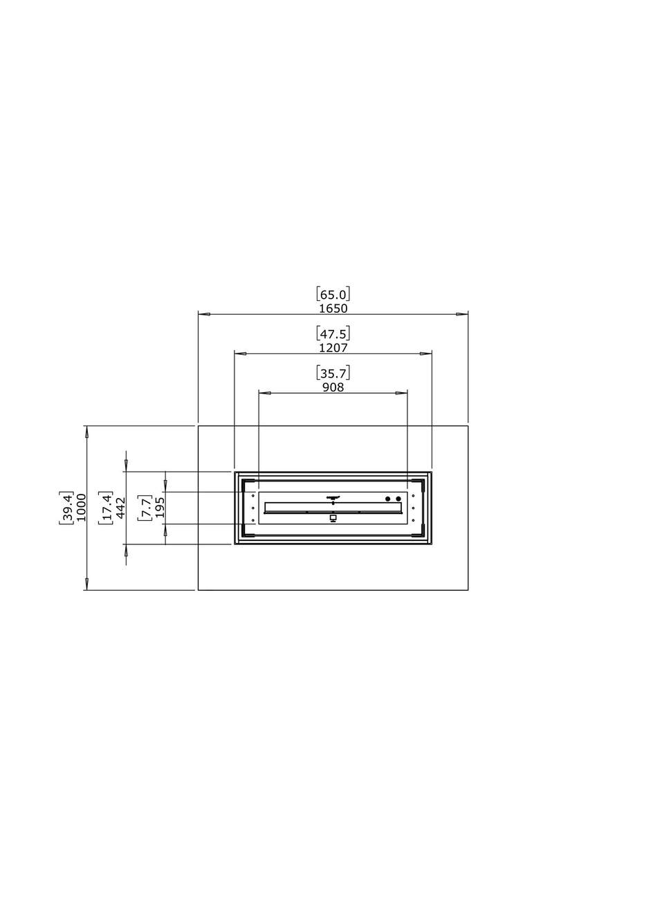 Wharf 65 Fire Natural Sepha Style Fireplace — Product image 6 of 8