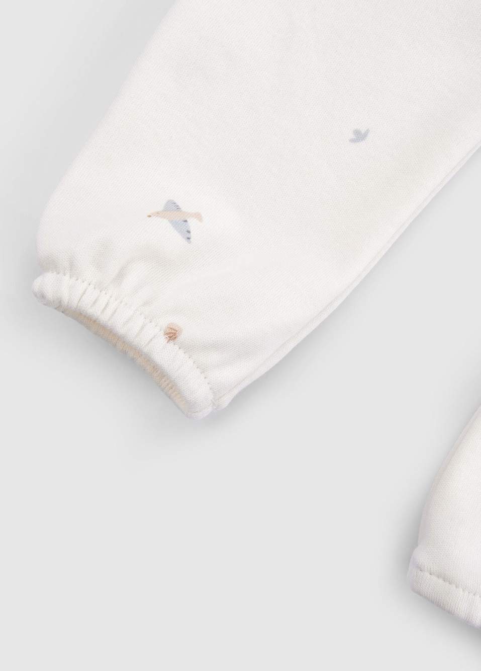 White Organic Cotton Unisex Baby Pants — Product image 4 of 4