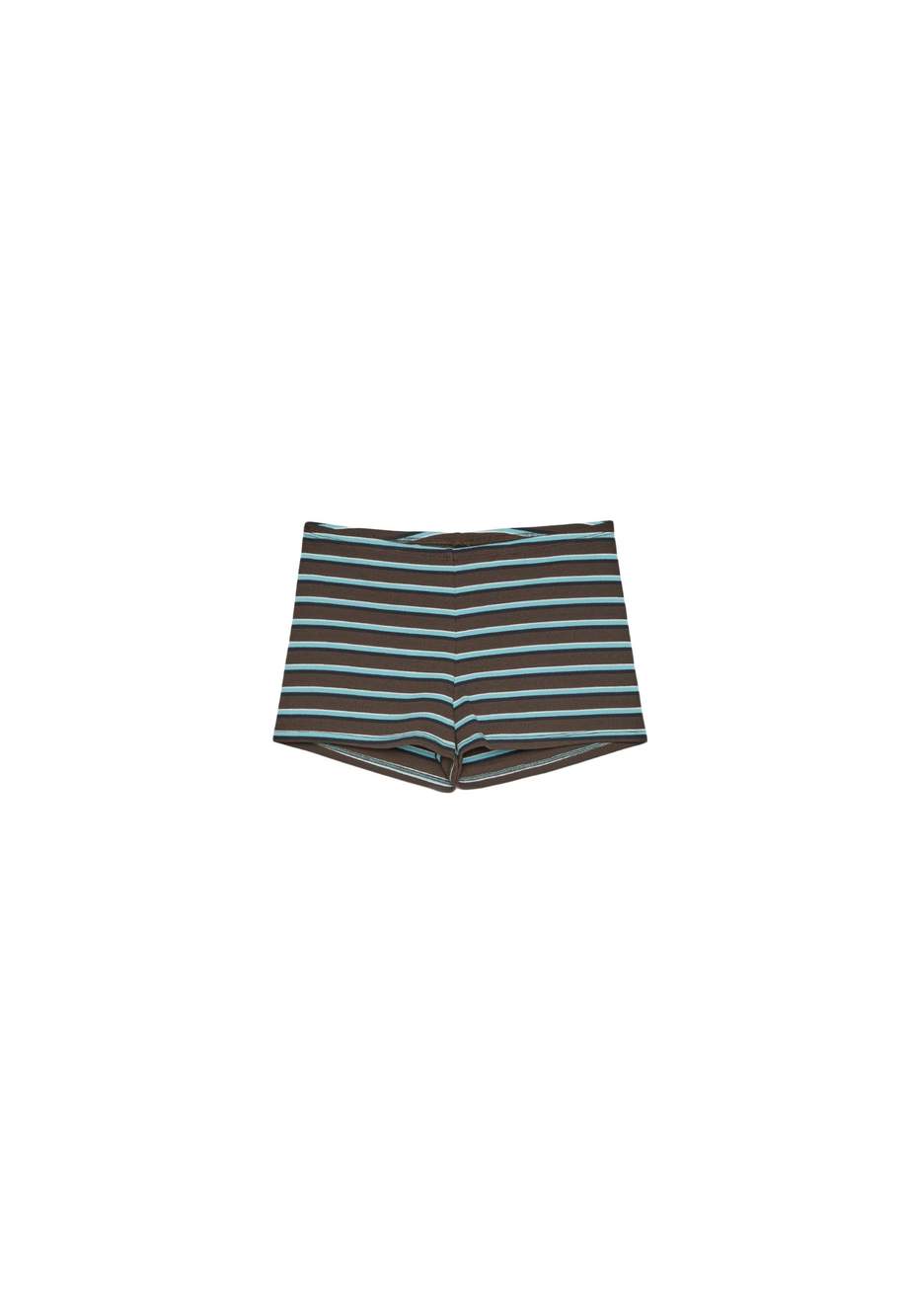 Ribbed striped mini shorts — Product image 8 of 11