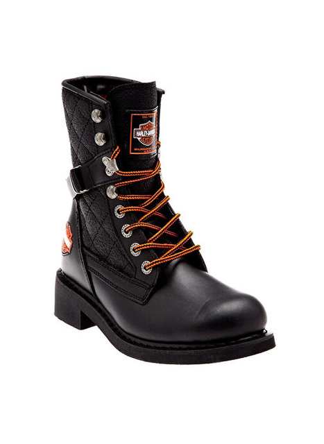 Harley Davidson Siyah Kadın Bot NEW/WORKER - 025G0