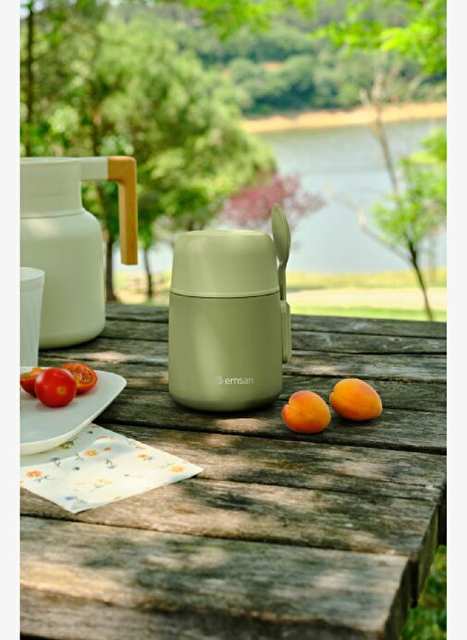 Emsan Solis Dining Thermos 500 ml Green