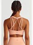 Jacquard Sports Bra Peach Feather — Product image 19 of 30