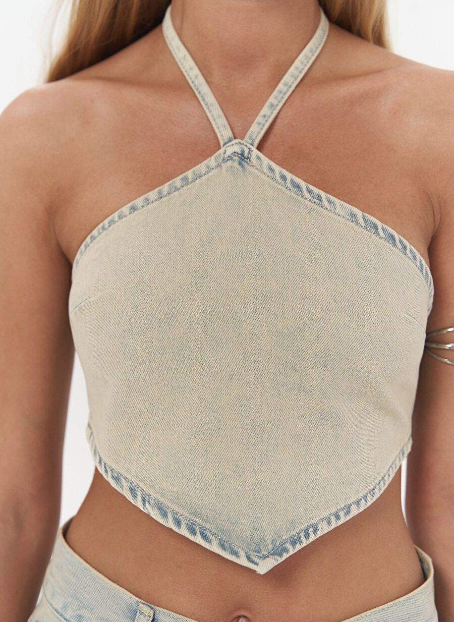 Seday Dirty Green Ucgen Kot Crop — Product image 6 of 35