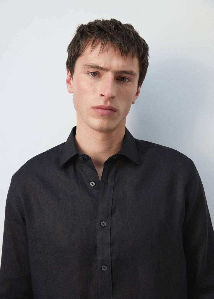 Regular-fit 100% linen shirt — Product image 5 of 30