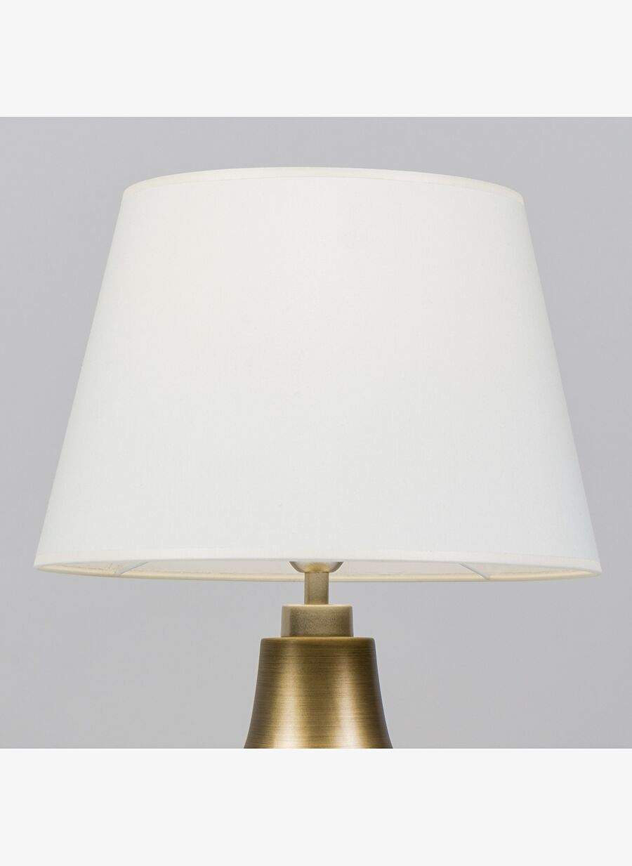 Vera Cream Headed Tumbled Gold Modern Lampshade — Product image 7 of 8