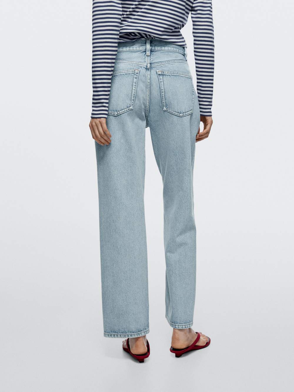 Straight-leg high-waist jeans — Product image 5 of 14