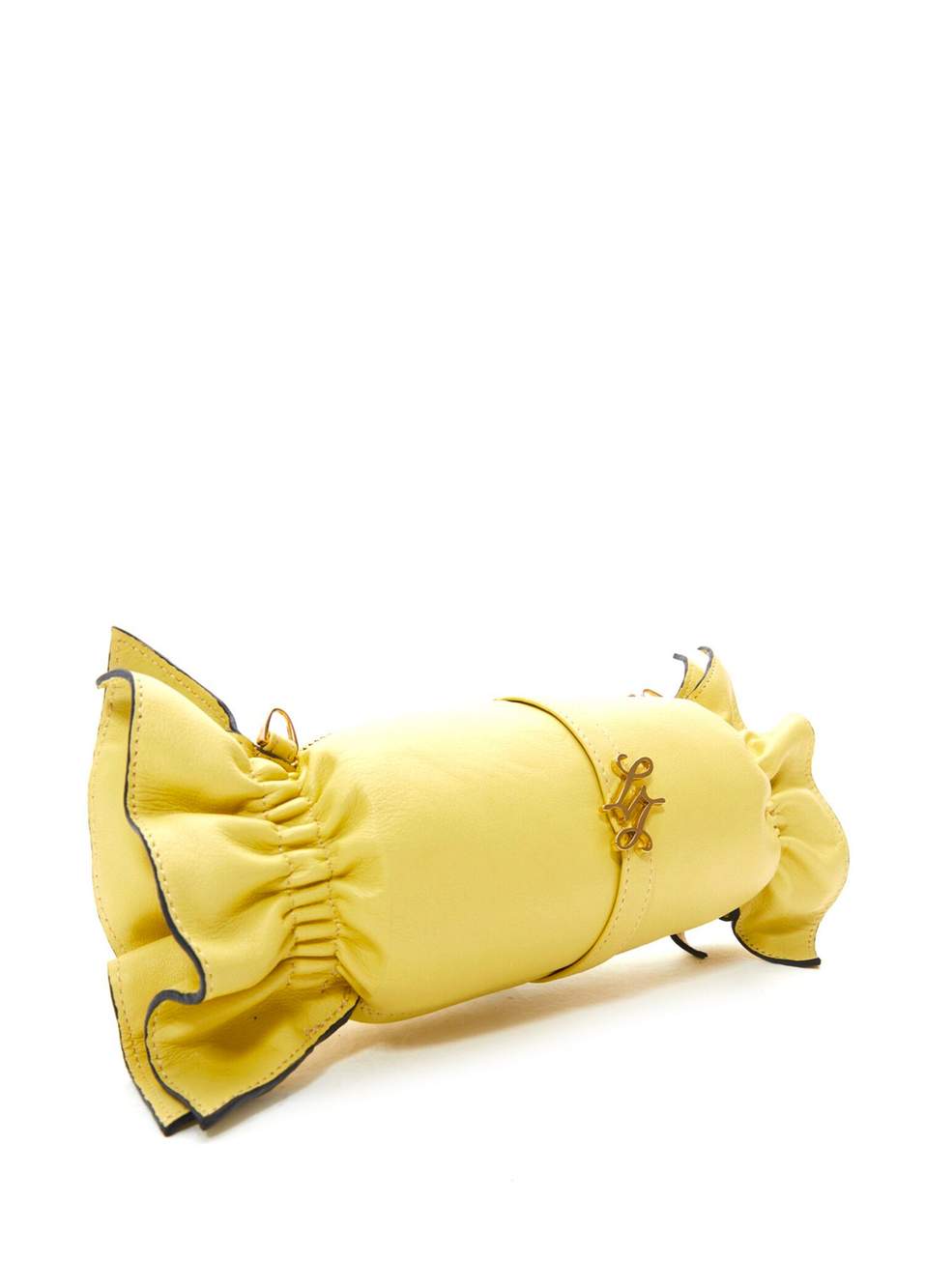 Loya Sarı Deri Kadın Omuz Çantası — Product image 4 of 7