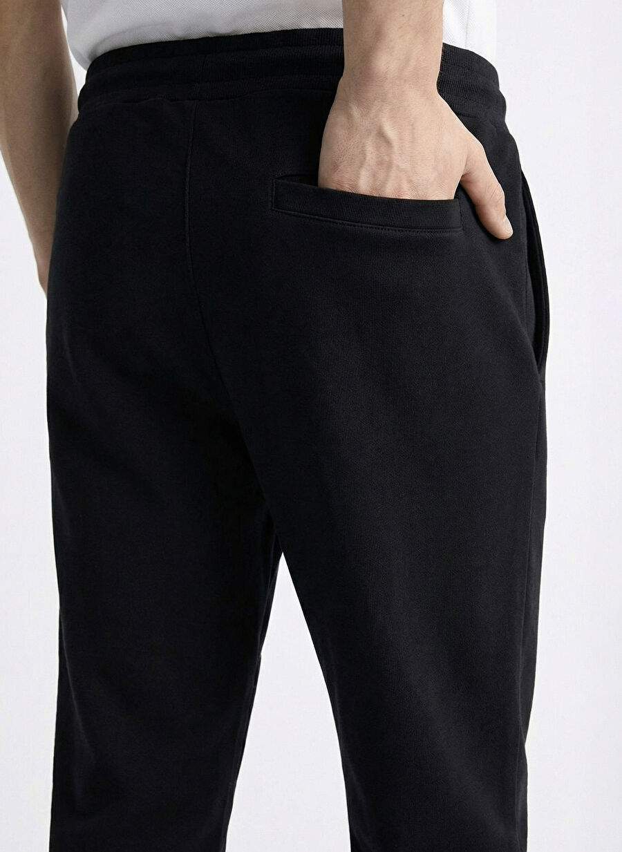 Black Men's Cotton Sweatpants E-WEEPY — Product image 5 of 7