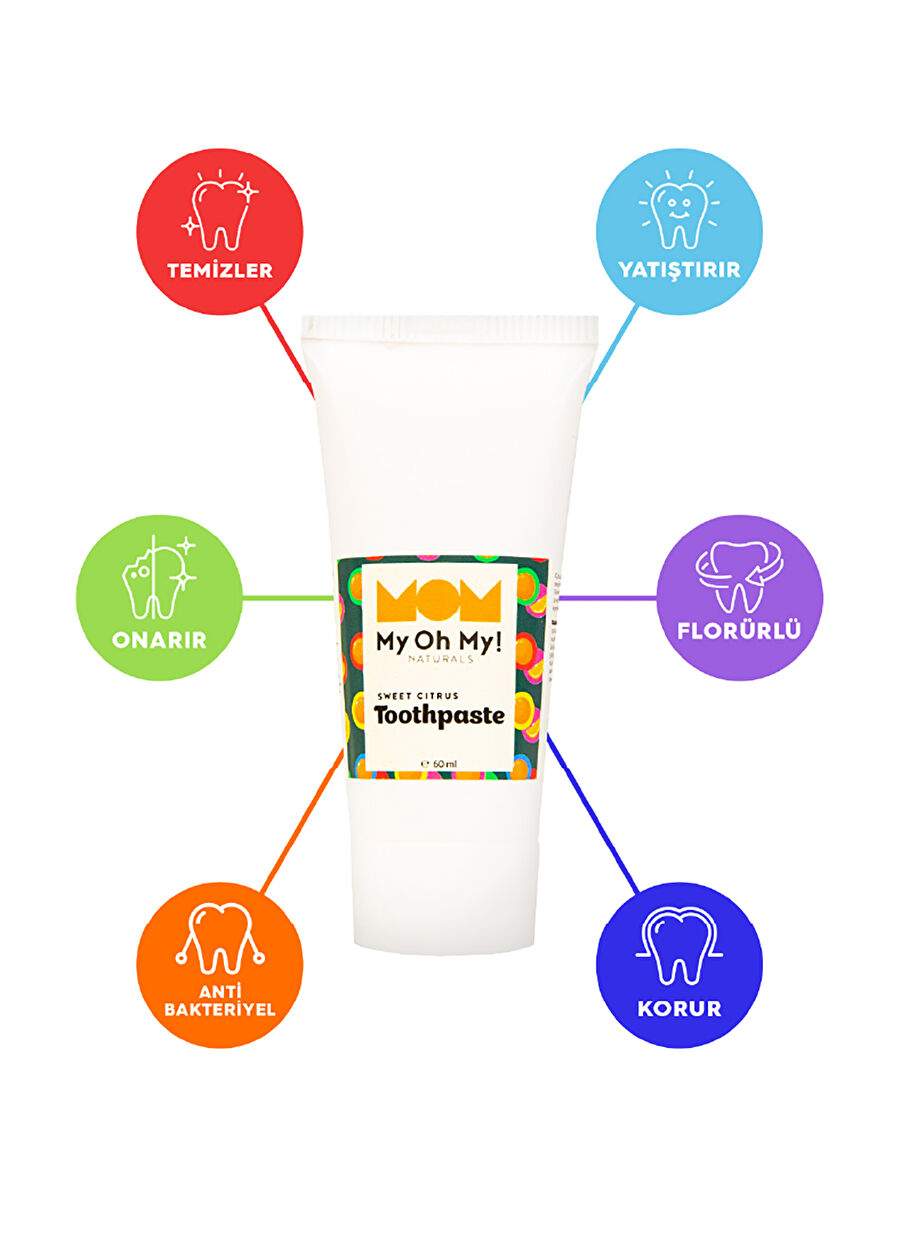 Sweet Citrus  Organic Sweet Orange Fly Oil Fluoride Children Toothpaste — Product image 3 of 3