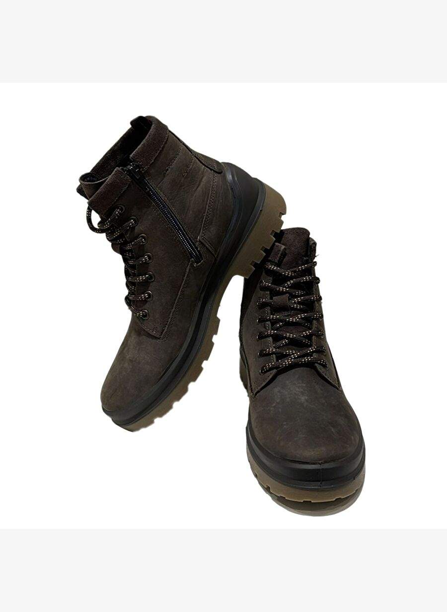 Erkek Bot 18401 30J Jacalu Comford Injedted Mid Dark Brown — صورة المنتج 3 من 4