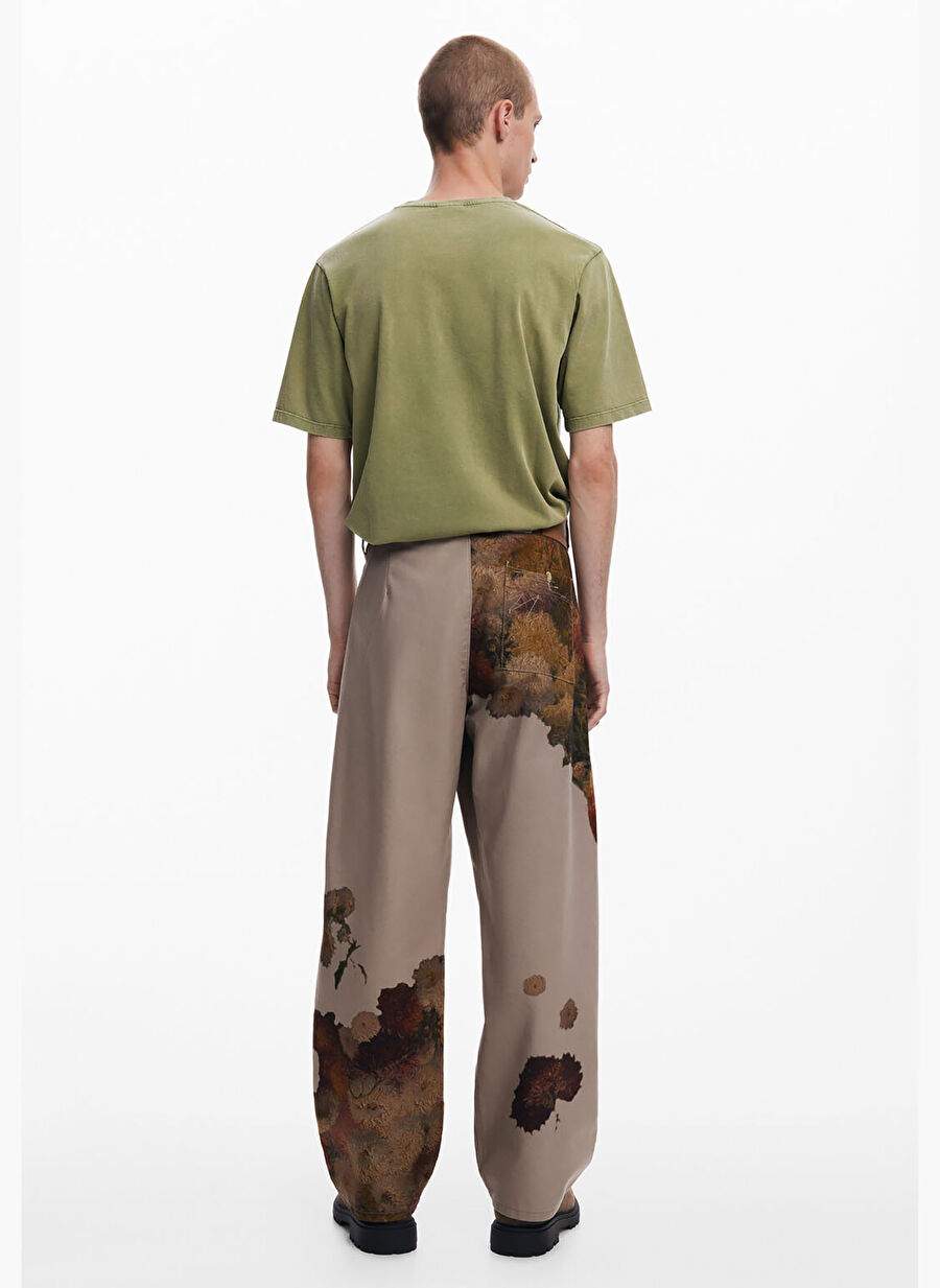 Desigual Haki Erkek Regular Fit T Shirt 25smtk13 Man Knit T Shirt Short Sle — Product image 20 of 20