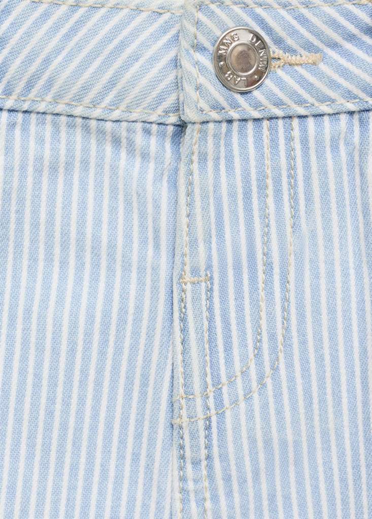 Striped denim shorts — Product image 3 of 5