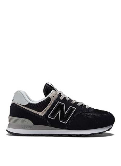 New Balance 574 ML574EVB NB Black Suede Men's Walking Shoes