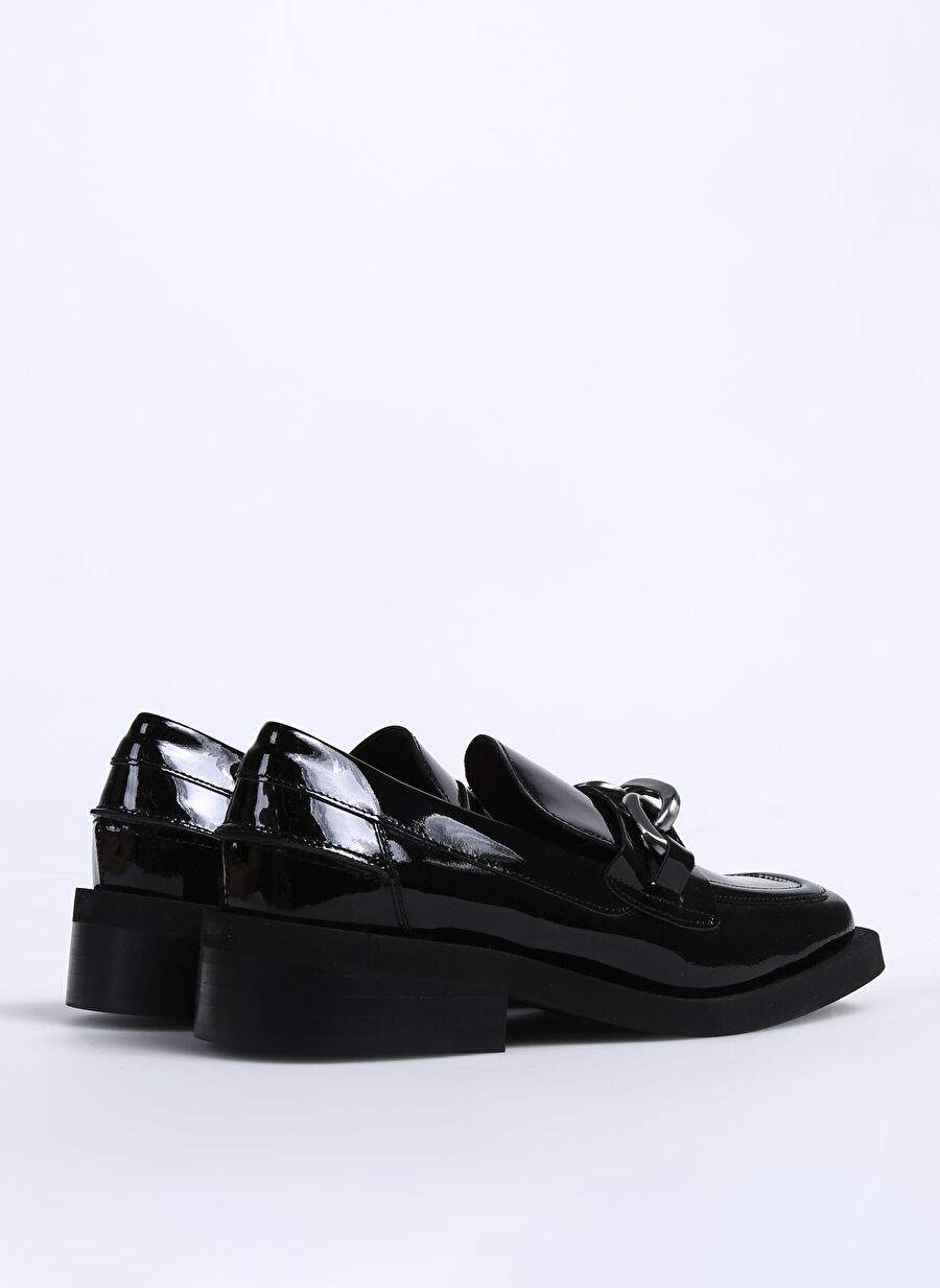Laura Bellariva Siyah Kadın Deri Loafer P9160A-15 — صورة المنتج 3 من 5
